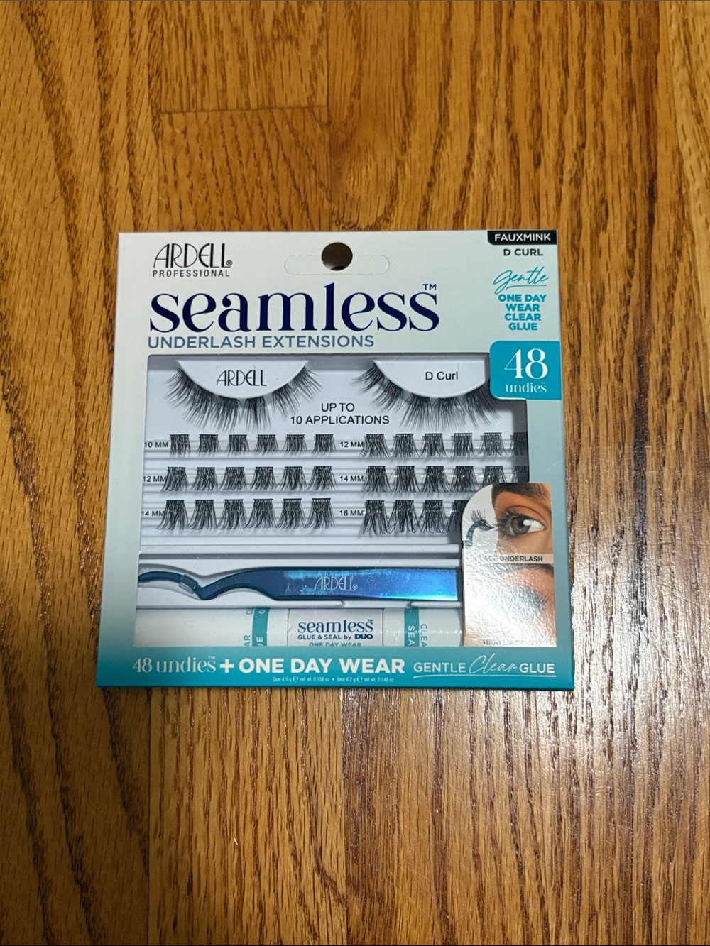 Ardell Seamless Underlash Extensions D Curl in Black - 48 Pieces